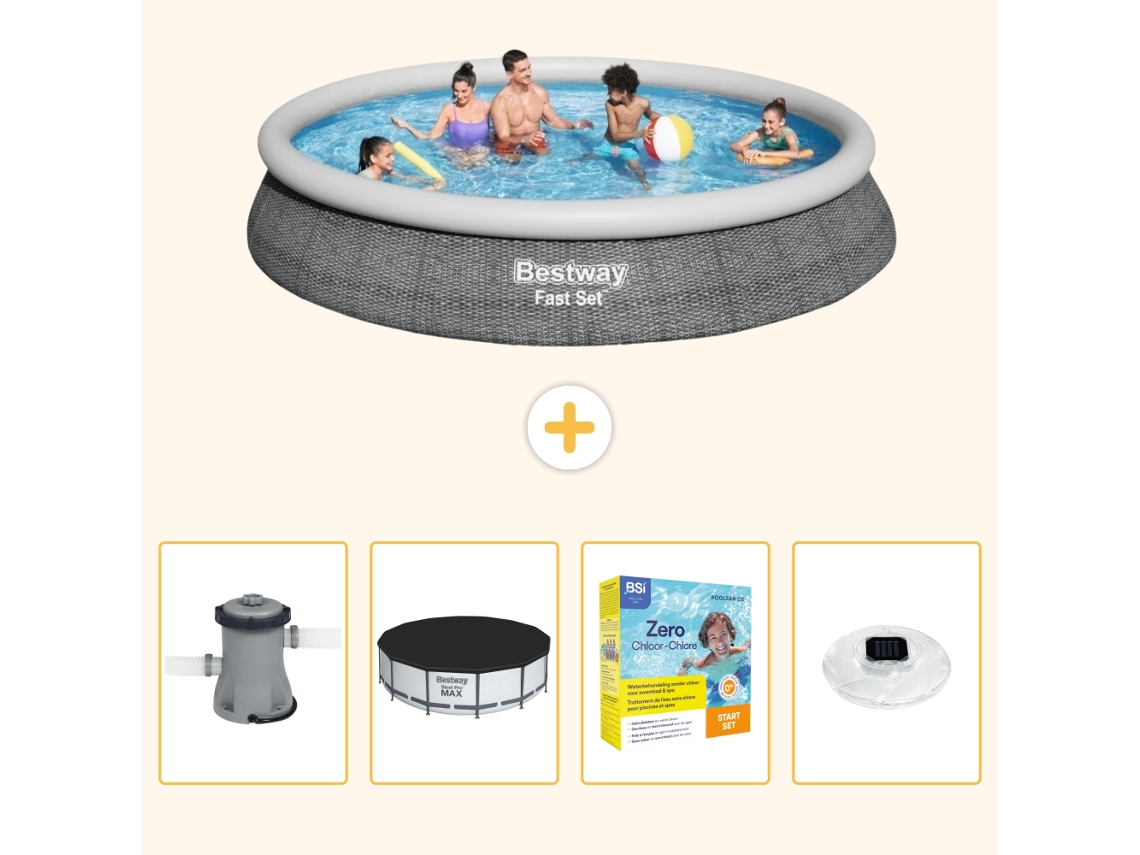 Bestway Piscina Bestway Fast Set Redonda - 457x84 Cm - 5-peças S178