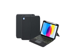Lurelia Capa Com Teclado Bluetooth Ipad Air 2 Com Capa Giratória Magnética E Retroiluminado, Azul