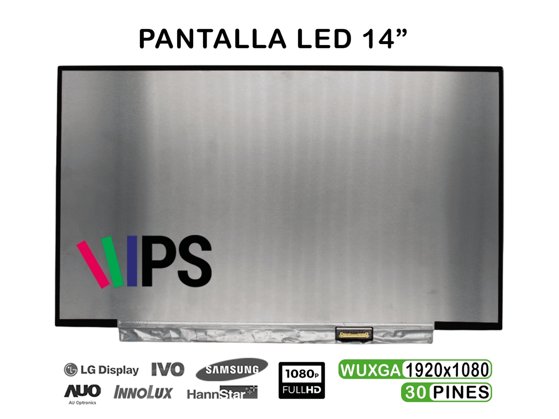 Ecrã Led De 14 Full Hd Ips Msi N140hce En2 Compativel