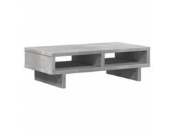 Monitor Stand, Monitor Stands Vidaxl Cinzeto Madeira Processada (50 X 27 X 15 Cm)