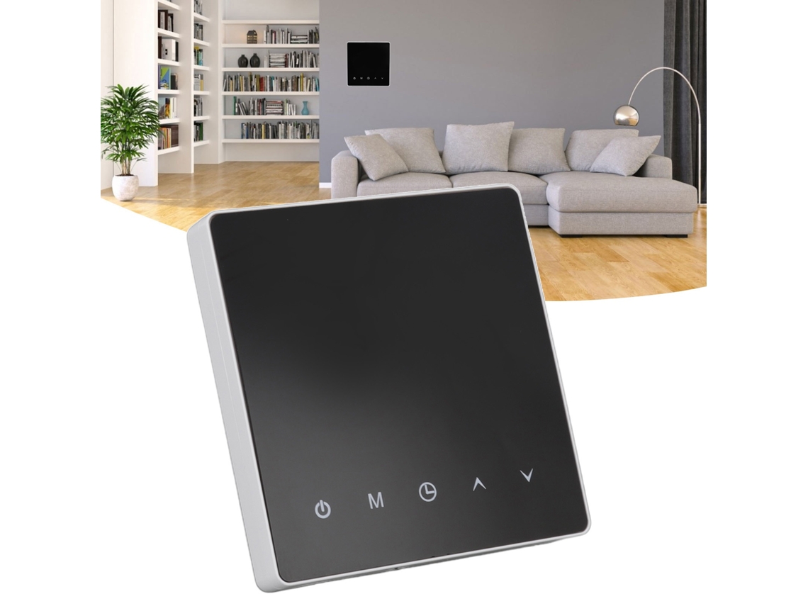 Lurelia Termostato Inteligente 16a Com Comando Remoto Programável Anti Interferência E Tela Sensível Ao Toque Wi Fi 90 240 V