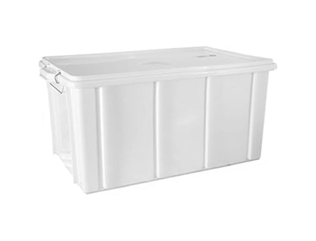 Caixa com Tampa GIGANPLAST 1900M Plástico Branco 55X40X29