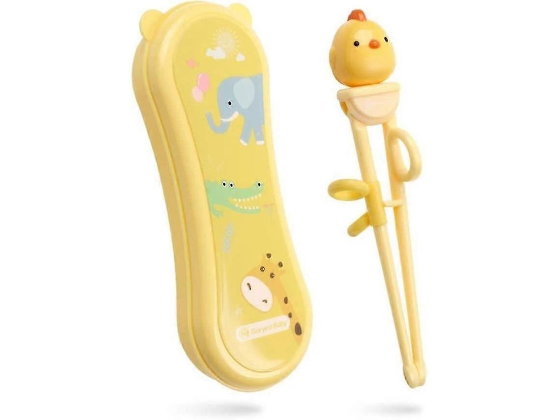 Palillos De Entrenamiento Para Niños Chick Materiales Seguros Con Caja Portátil Adecuados Para Principiantes +2 Años