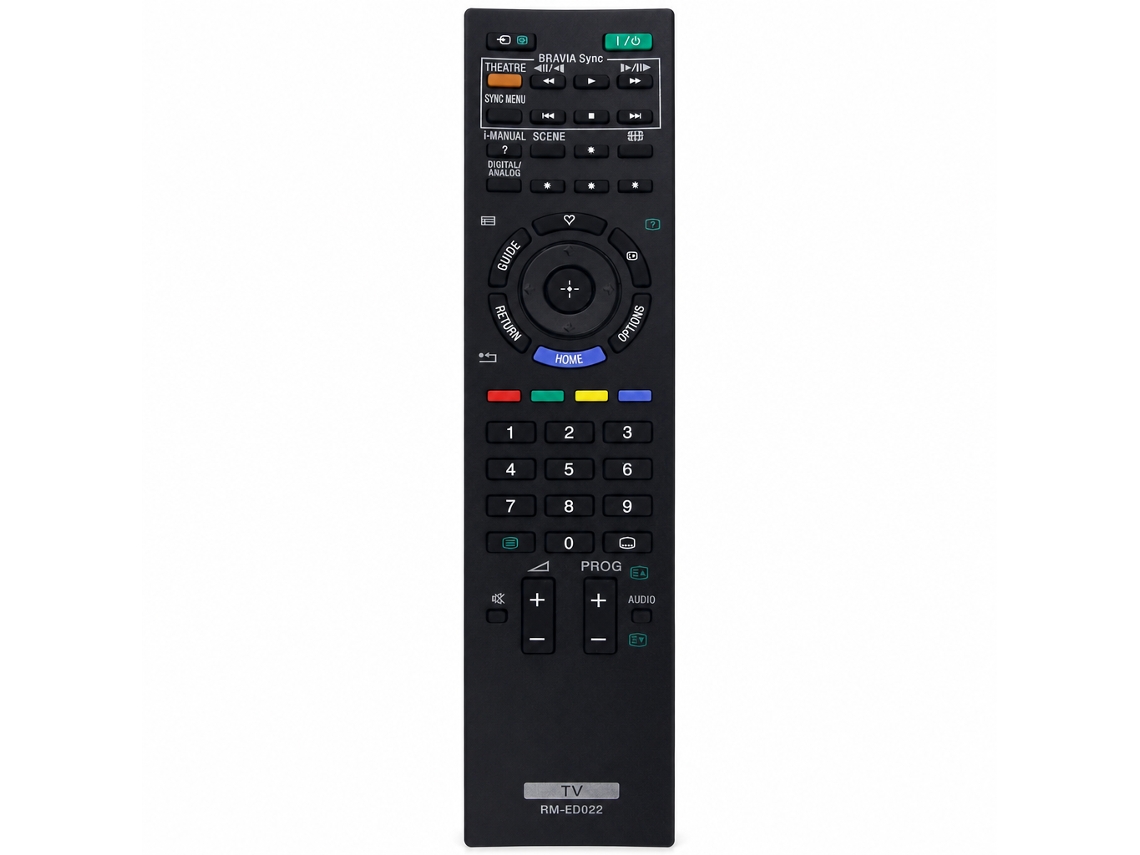 Comando À Distância Para Tv Compatível Com Sony Rm-ed022, Substituição Sem Configuração_dae