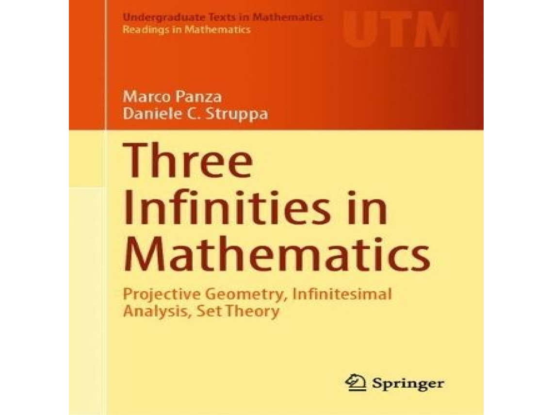 Livro Three Infinities in Mathematics de Daniele C Struppa (Inglês)