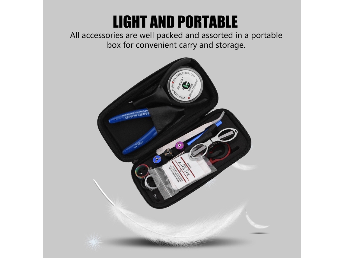 Kit Ferramentas Vape Multifuncional Diy Portátil