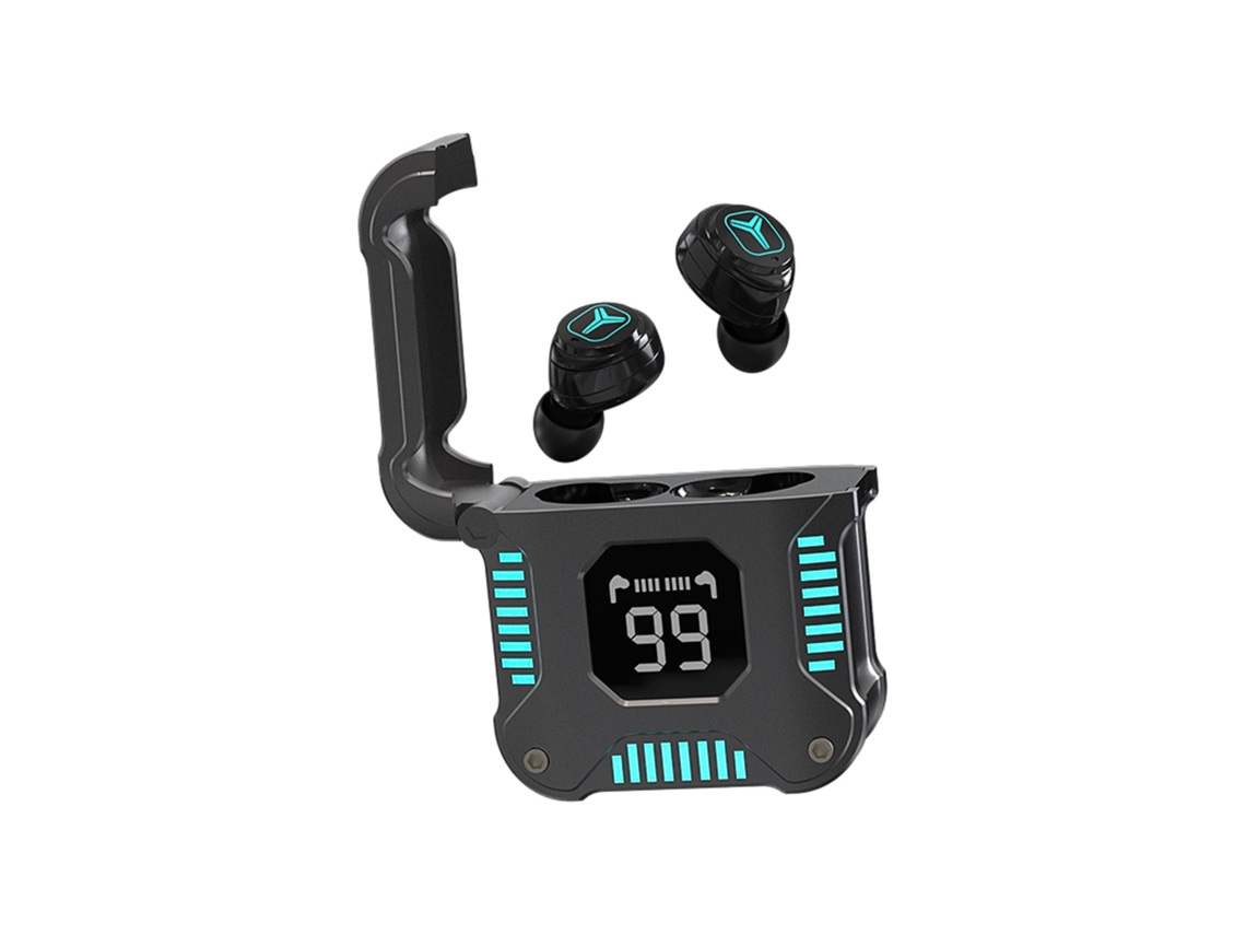 Auriculares Bluetooth Sem Fio Vento Mecânico Nos Jogos de Ouvido com Redução de Ruído Esportivo de Baixa Latência