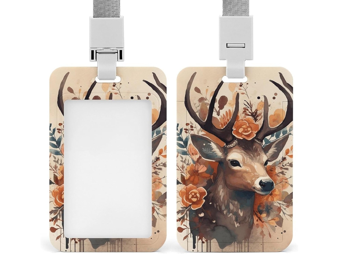 Clipe Crachá, Porta Crachá Charmoso E Elegante Com Cordão, Porta Crachá De Identificação, Cordão Crachá, Porta