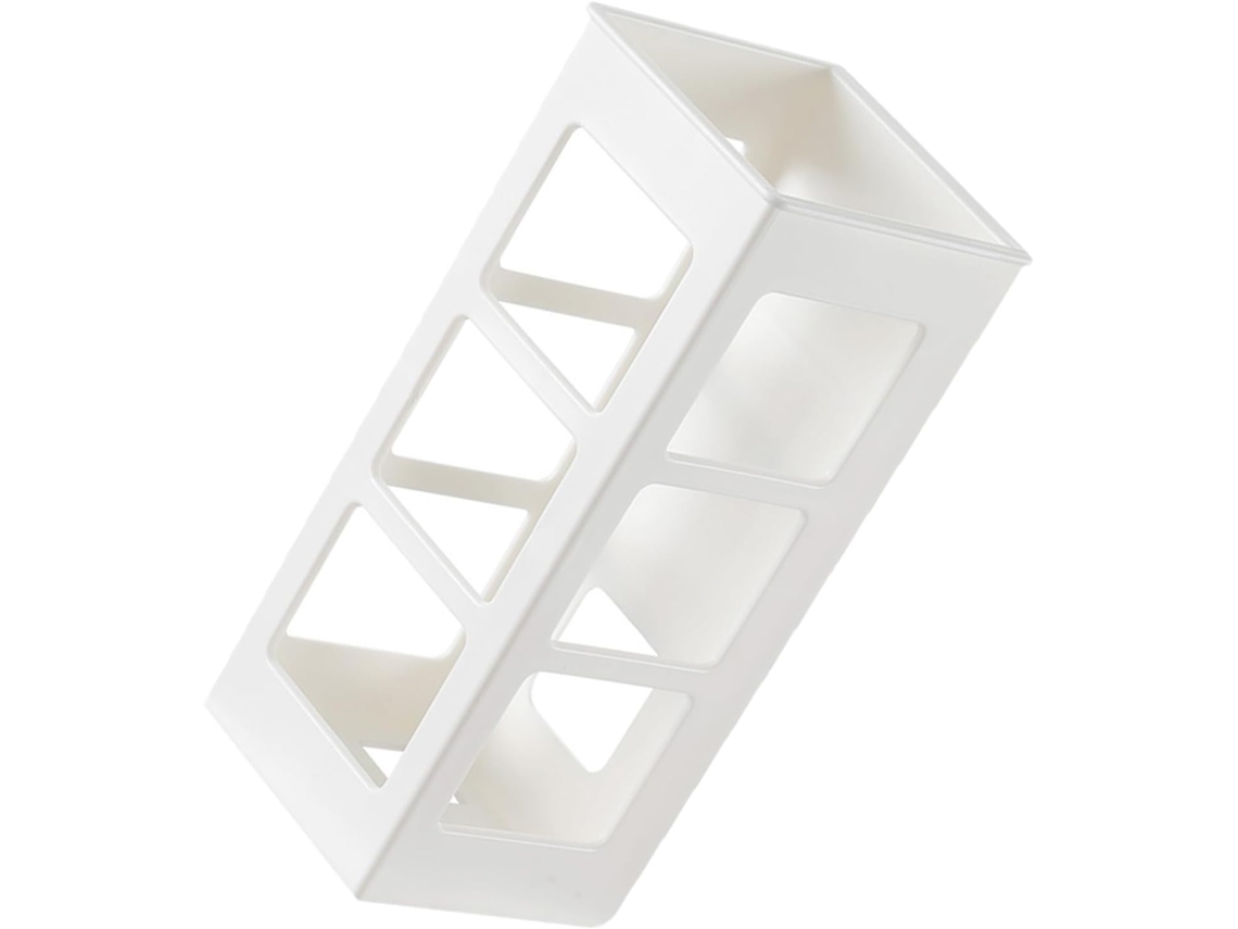 Organizador De Parede Para Ferramentas Cabelo Yardwe, Com Design Compacto Em Plástico, Para Chapinha De Cabelo Branca