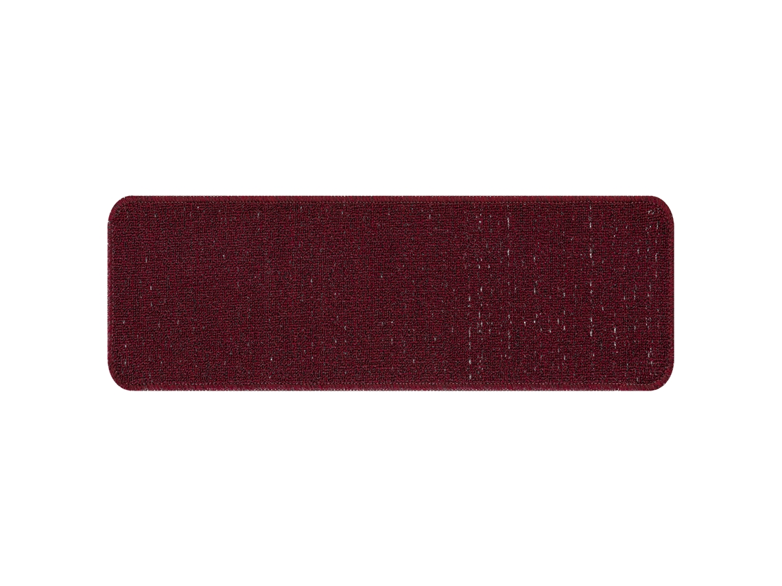 Conjunto 15 Tapetes De Escada Para Interior Vidaxl Bordô Polipropileno (60 X 25 Cm)