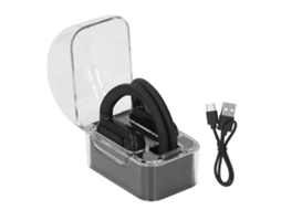 Primerox fones de Ouvido Tradutores Inteligência Artificial Open Ear Tradução em Tempo Real Preto