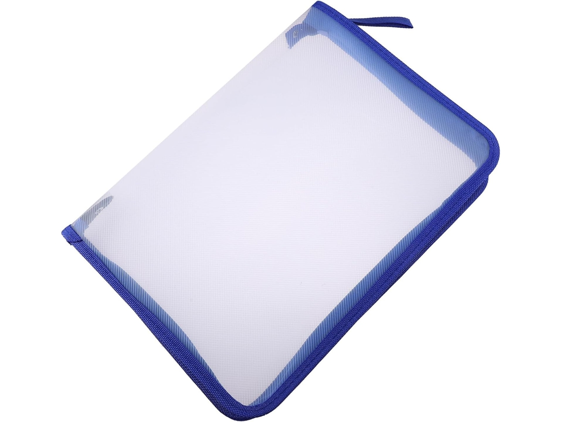 Case Transparente Com Zíper Para Documentos A4, Organizador De Arquivos Em Pp Resistente, Grande Capacidade Para Gokoco