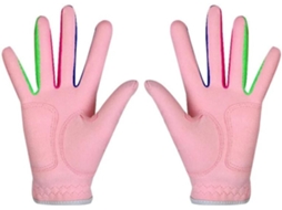 Luvas de Golfe, Luvas de Golfe de Tecido para Esportes Ao Ar Livre para Meninos e Meninas, Luvas Respiráveis e