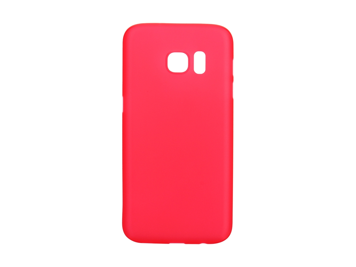 Capa Rigida para Telefone Samsung S7 de 5.1 Polegadas Capa Protetora em Vermelho Intenso EOOCOO (ultra fina Mate)