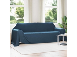 Vidaxl Manta Azul Marinho 350 X 270 Cm 1.3 Kg Lã