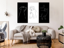 Quadro ARTGEIST Domestic Animals (3 Parts) (120x80)