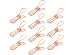 10 Prendedores de Roupa Portáteis Multiuso, Práticos para Casa, Ferramenta para Fixar Luminárias, Opção para Pendurar