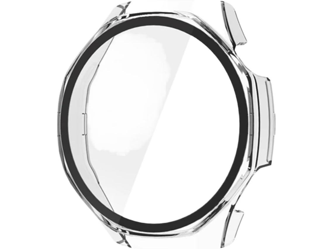 Capa Protetora Tpu Para Huawei Watch Gt5 Pro 46mm Com Película Protetora De Ecrã. Transparente Hexinyigjly