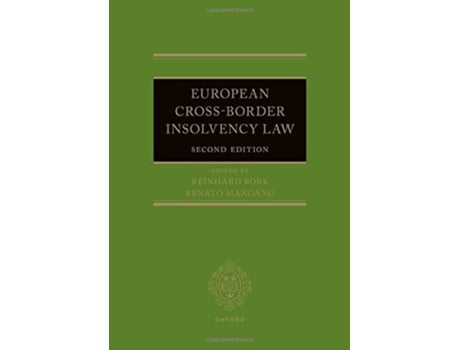 Livro European CrossBorder Insolvency Law de Reinhard Bork e Renato Mangano (Inglês - Capa Dura)