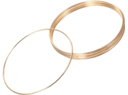 Conjunto De 8 Aros De Metal Redondos Para Macramê, Ideais Para Artesanato, Confecção De Guirlandas, Gokoco