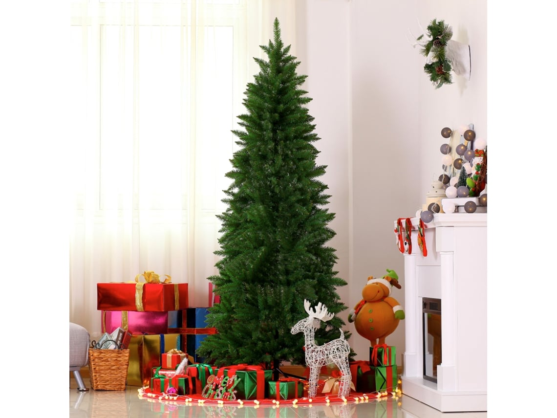 Árvore De Natal Artificial, 210 Cm, Com 865 Pontas De Ramo