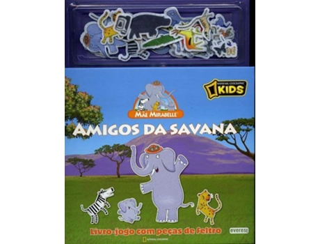 Livro Mãe Mirabelle: Amigos Da Savana: Libro-Jogo Com Peças De Feltro de VVAA (Português)
