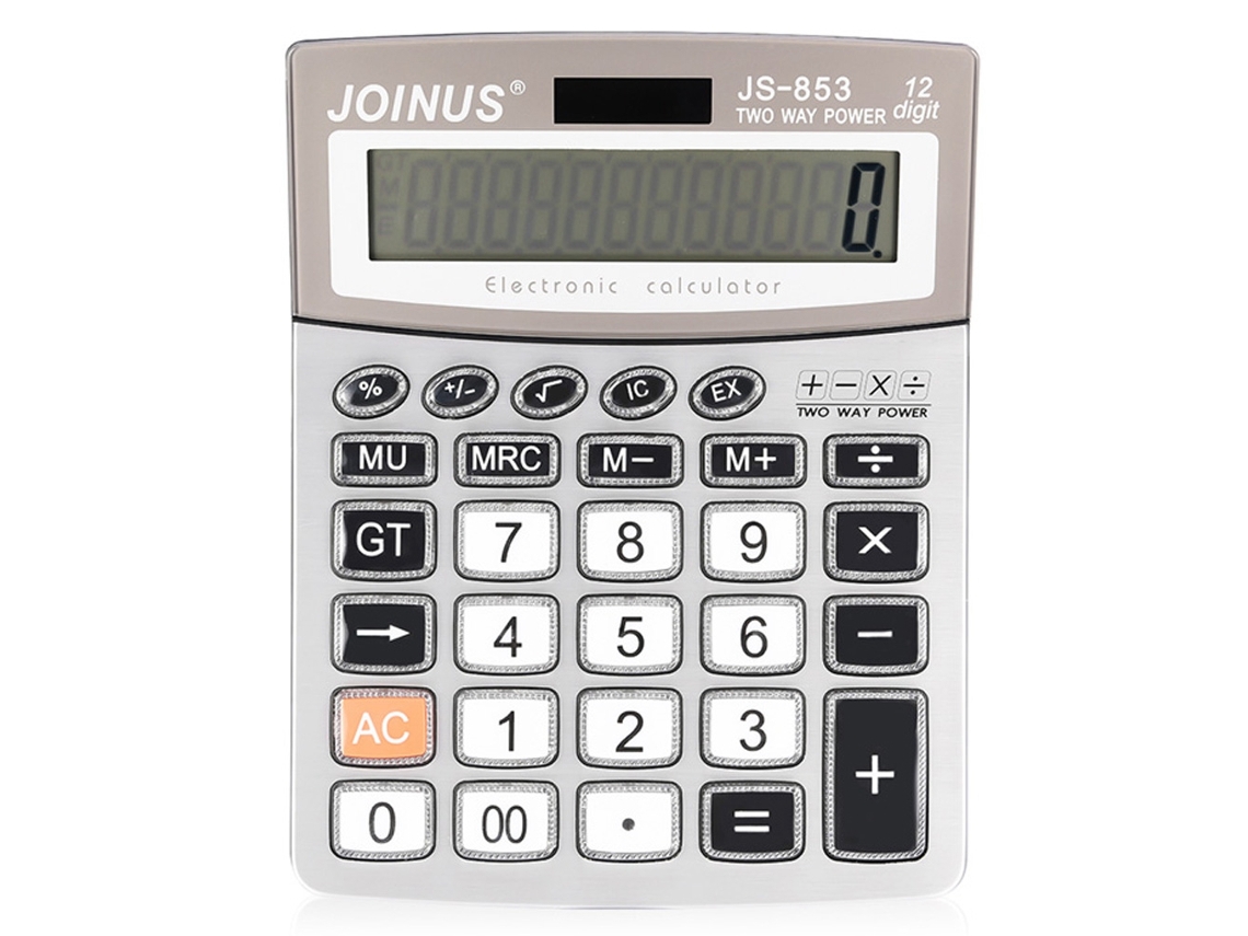 Calculadora Científica Eletrônica Com 16 Dígitos E Lcd Grande