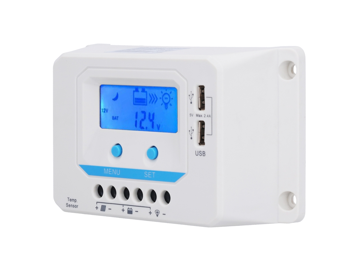 Controlador De Carga Solar Laxiscreed 30a Para Painéis 12v/24v, Eficiente E Compatível
