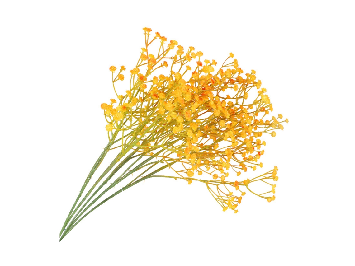 Flor Artificial De Gipsófila 3 Ramos Plástico Para Casamento E Decoração Residencial Vermelha