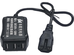 Carregador Usb De 3 Portas Para Bicicletas Elétricas E Motocicletas,