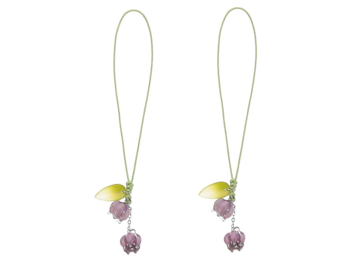 2 Peças De Alças Para Celular, Chaveiro De Flor, Enfeite De Cordão Para Celular, Decoração Para Mulheres