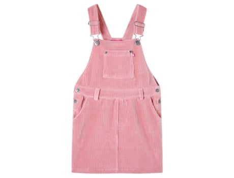 Vestido de Criança VIDAXL Peitilho Vida Xl 128.0 Rosa (128 cm)