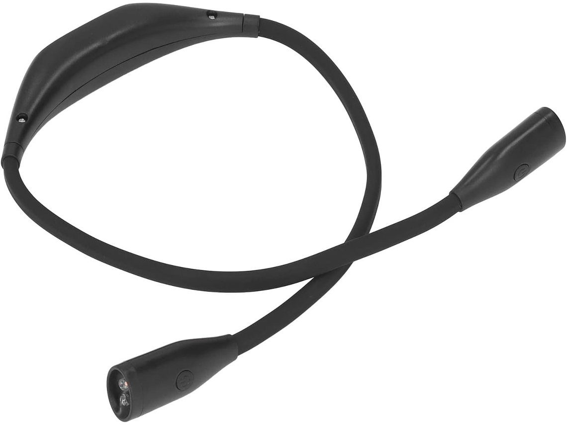Luz De Pescoço Zjchao Para Leitura, Corrida E Reparos Luminária De Leitura Portátil Com Suporte Ajustável Bateria