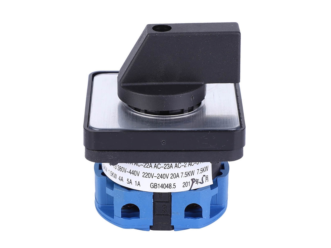 Interruptor De Controlo De Transferência Laxiscreed 660v 20a, De 2 Posições E 4 Bornes Com Fecho