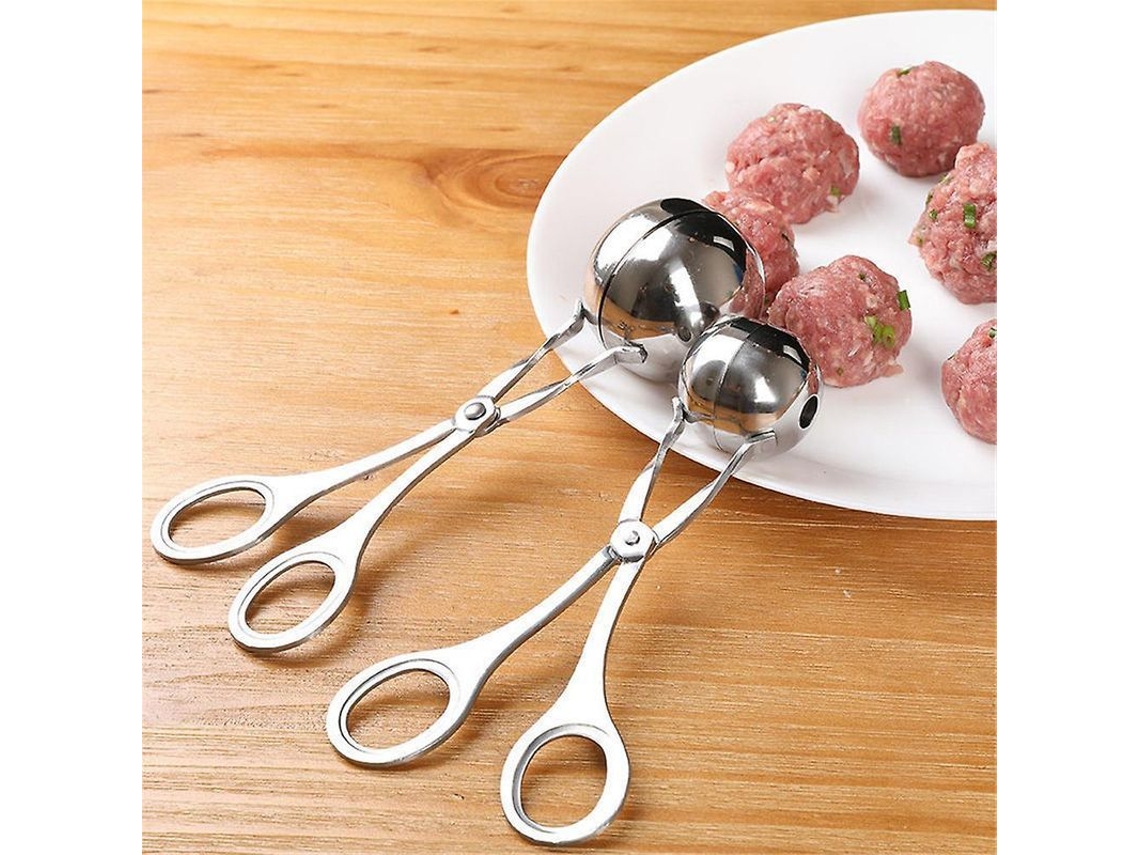 Molde De Acero Inoxidable Para Hacer Albóndigas Bolas De Pescado Y Arroz En Cocina S