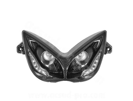 Farol Led Yamaha Aerox Carbono ACSUD