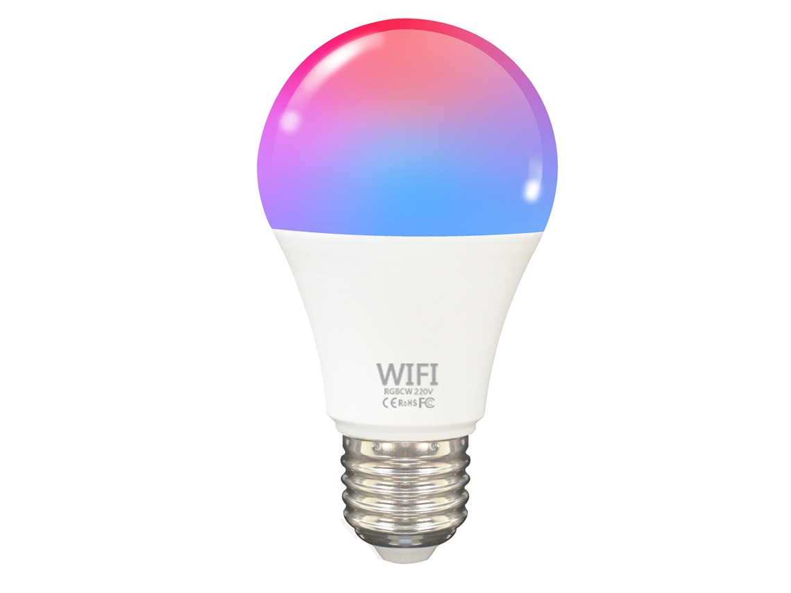 Lâmpada Inteligente Wifi Fcmila TY007 Led Rgb Compatível com Alexa, IFTTT e Tmall Genie Sem Hub E27