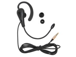 Fone de ouvido FONE Mali com microfone para call center, com gancho unilateral de 3,5 mm para laptop e celular.