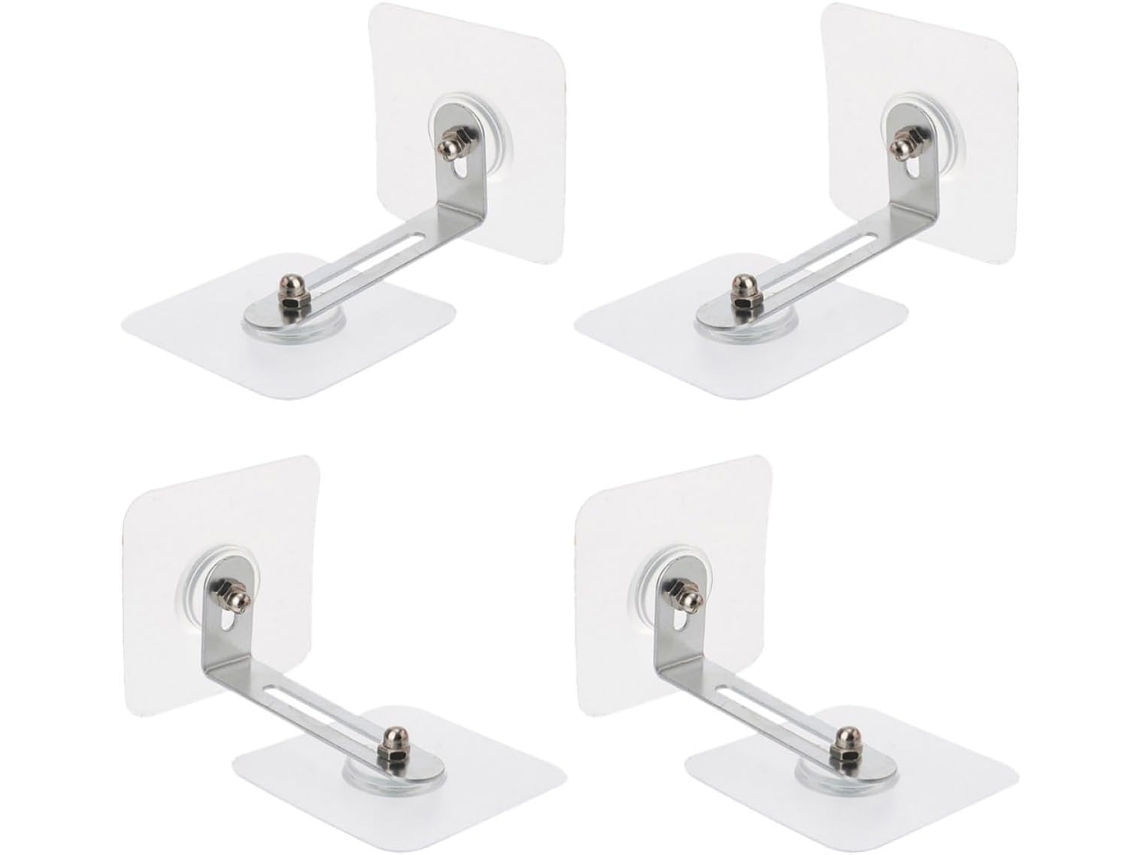 Kit De Fixação Adesiva Para Móveis Crafthrou, Pacote Com 4-unidades De 2, 75-polegadas 7cm, Sem Necessidade De Furar