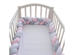 Almofada de cobra para cama, almofada trançada, veludo, proteção para bebê, segurança, 2m ONEVER