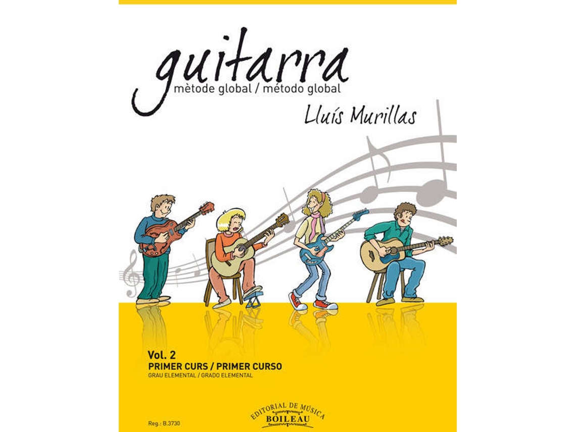 Livro GuitarraMétode Global/Método Global de Lluis Murillas (Espanhol)
