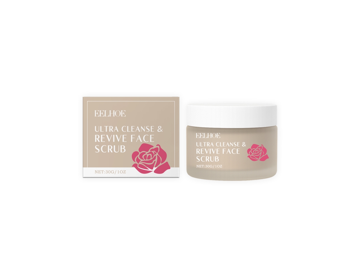 Pó Scrub Rosa para Limpeza Profunda Suave da Pele LAXISCREED