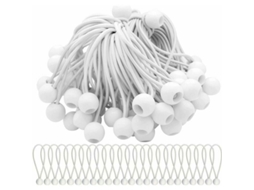 Cordas Elásticas Com Bola, 75 Unidades, Para Fixação