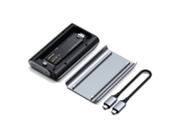 SATECHI Usb4 Nvme Ssd Pro Caja Externa para Unidad de Estado Sólido Ssd Gris Transparente