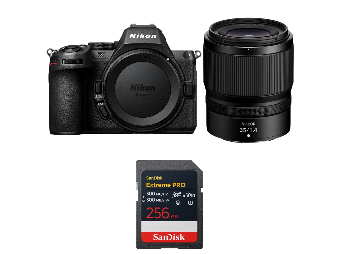 Z5 Ii + 35mm F/1.4 + 1 Sandisk 256gb Extreme Pro Uhs ii Sdxc + Ebook “20 Dicas para Fotos Que Impressionam” NIKON