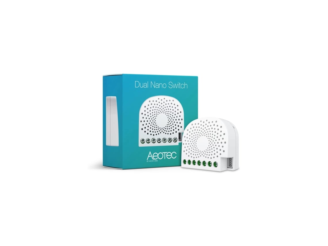 Sensore Porta Da Incasso AEOTEC ZW187-C Z-Wave Plus V2 - Installazione Invisibile, Batteria 2+ Anni - Per Domotica E Sicurezza Casa