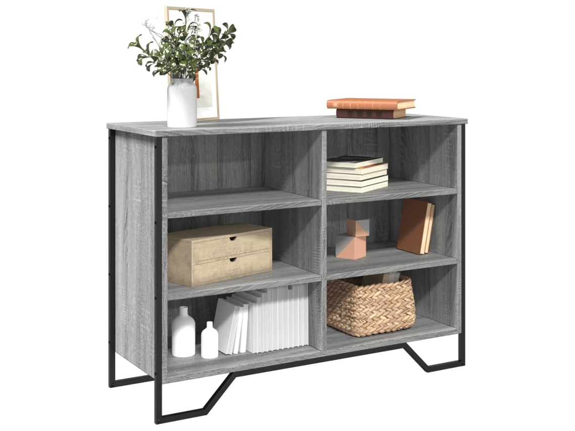 Aparador 101x35,5x74,5 cm Derivados de Madera Gris Sonoma