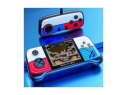 Console G9 com 2 controles de 3 polegadas e 666 jogos integrados, compatível com a TV Yatoy Brilvibera.