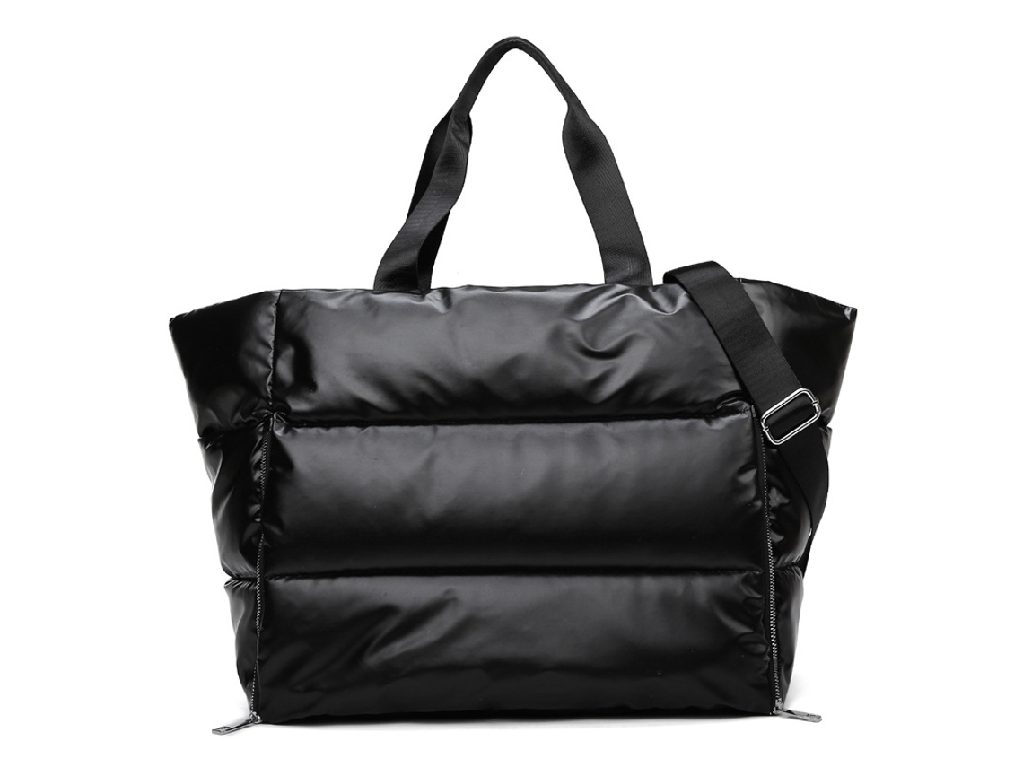 Bolsa Esportiva AQUAFORGE impermeável feminina para academia, natação, ioga, ombro e viagem (preta)