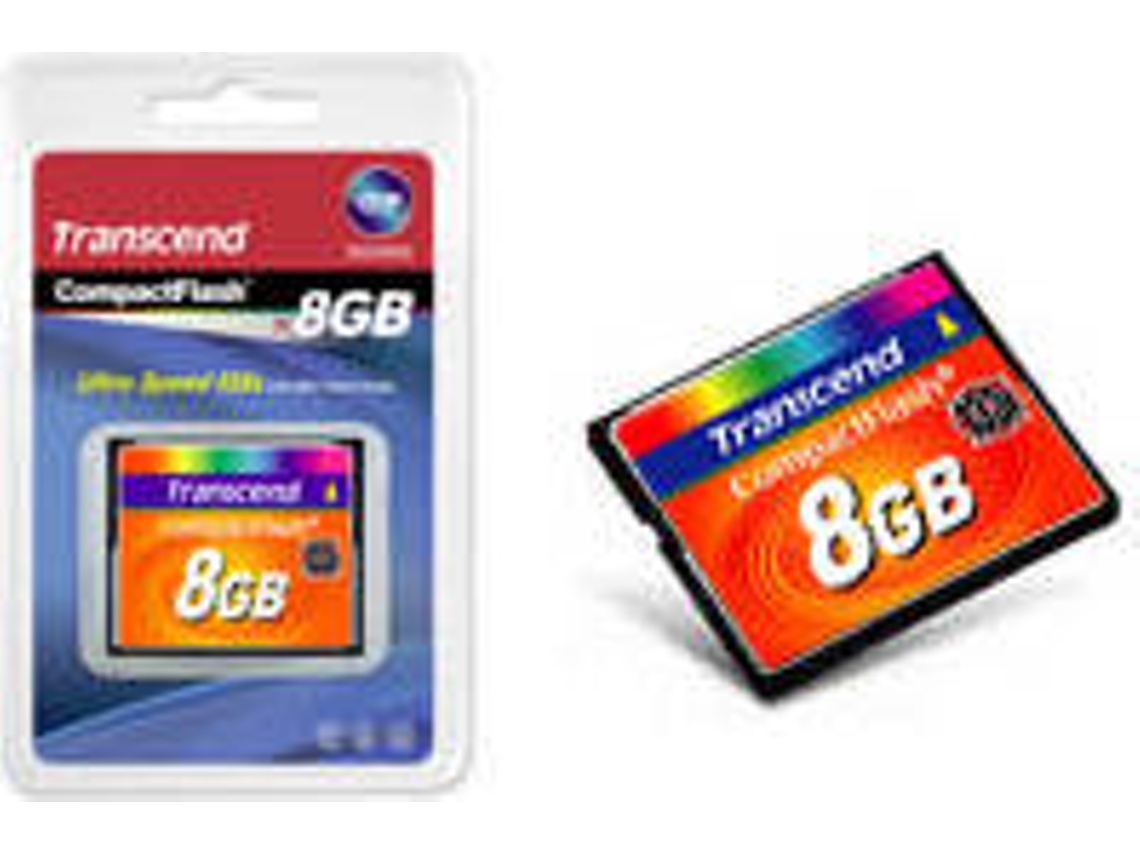Cartão de Memória TRANSCEND TS8GCF133 | Worten.pt